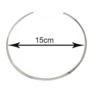 Big Circle Choker Necklace European Style Statement Jewelry for Women