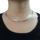 Big Circle Choker Necklace European Style Statement Jewelry for Women