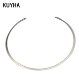 Big Circle Choker Necklace European Style Statement Jewelry for Women