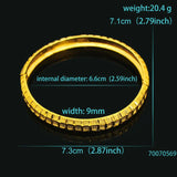 Big Circle Dubai/African Bangle Bracelet