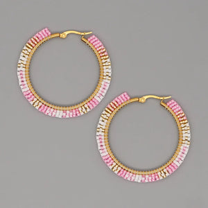 Big Circle Earrings Concise Exaggeration Originality Retro Leaf Pendant