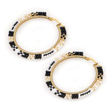 Big Circle Earrings Concise Exaggeration Originality Retro Leaf Pendant