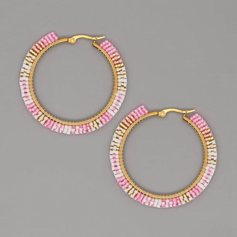 Big Circle Earrings Concise Exaggeration Originality Retro Leaf Pendant
