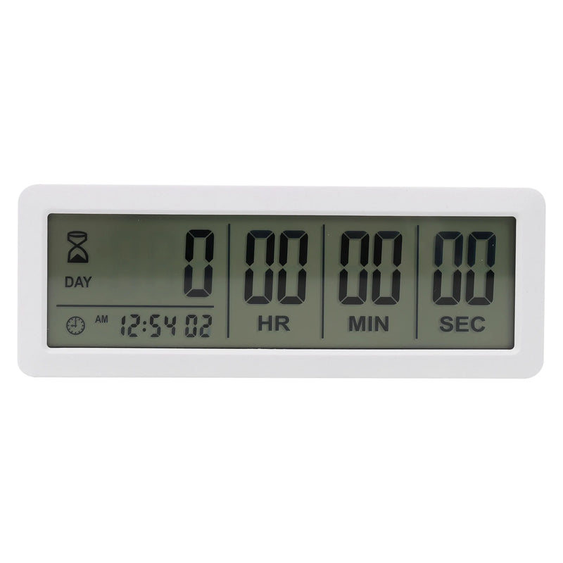 Big Digital Countdown Timer - 999 Count Down Clock for Graduation Lab Kitchen