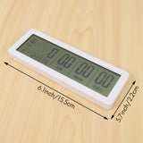 Big Digital Countdown Timer - 999 Count Down Clock for Graduation Lab Kitchen