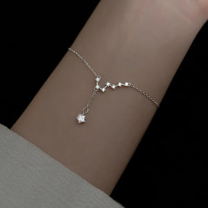 Big Dipper Bracelet 925 Sterling Silver Charm Bangle Inspirational Love