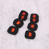 Big Geometric Beads Earrings Female Jewelry Halloween Accessiores