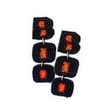 Big Geometric Beads Earrings Female Jewelry Halloween Accessiores