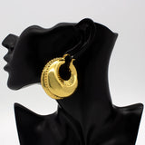 Big Hoop Earrings Dubai African Plated Jewelry for Party Wedding