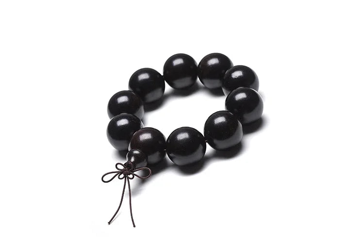 Ebony Wood Beads Tibetan Buddhism Amulet Bracelet