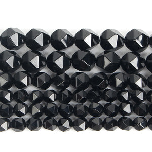 Faceted Agate Stone Beads 6/8/10MM Round Loose Beads