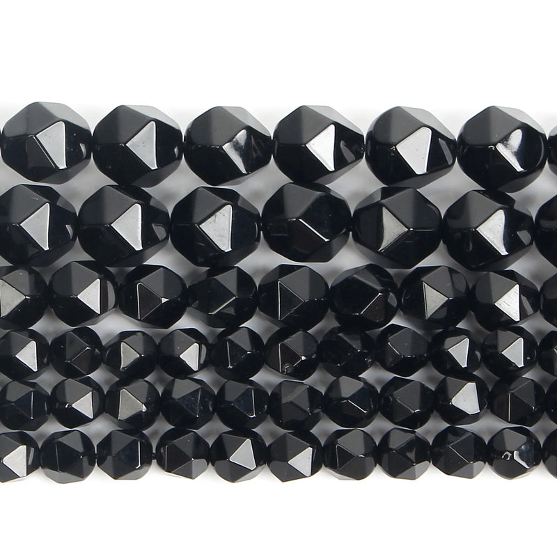 Faceted Agate Stone Beads 6/8/10MM Round Loose Beads
