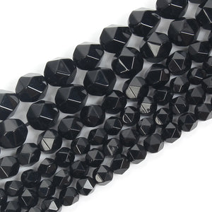 Faceted Agate Stone Beads 6/8/10MM Round Loose Beads