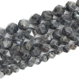 Faceted Labradorite Stone Beads Round Beads DIY Jewelry Making 6/8/10MM