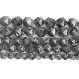 Faceted Labradorite Stone Beads Round Beads DIY Jewelry Making 6/8/10MM