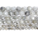 Labradorite Faceted Stone Beads 6/8/10MM