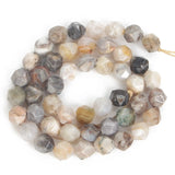 Faceted Agate Round Stone Beads for DIY Jewelry Making 6/8/10MM