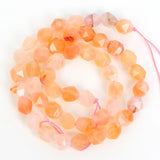 Pink Agates Faceted Stone Beads 6/8/10MM