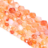 Pink Agates Faceted Stone Beads 6/8/10MM