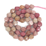 Natural Stone Beads Red Wood Veins Round Losse Beads Jewelry Making DIY 6/8/10MM