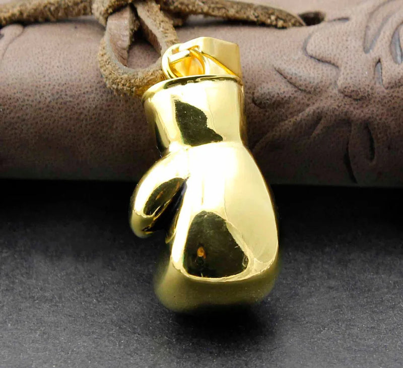 Stainless Steel Boxing Gloves Biker Pendant