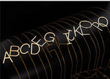 Big Letter Necklace Stainless Steel Initial Pendant for Her