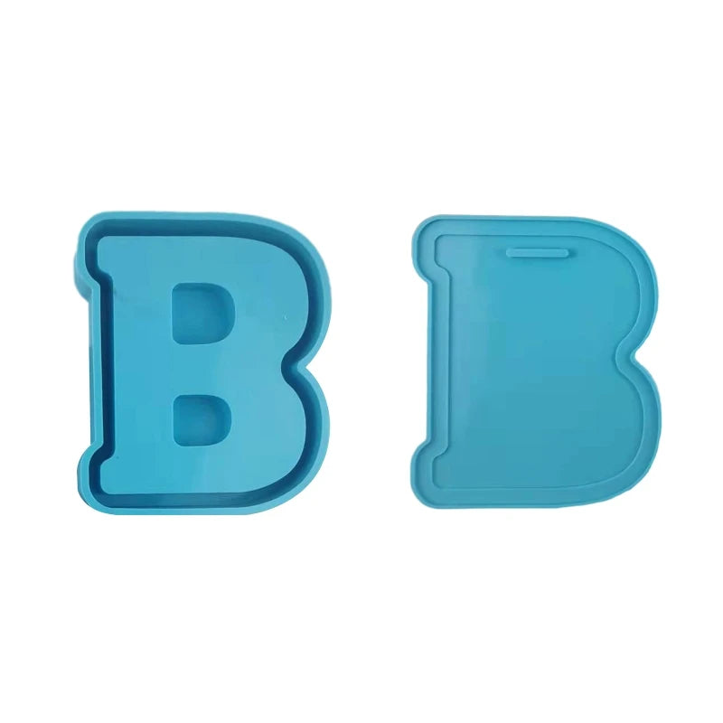 Big Letters Storage Box Epoxy Mold Piggy Bank Silicone Mould DIY Crafts