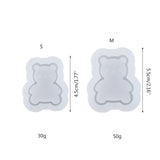 Big Little Bear Quicksand Silicone Mold Keyring Pendant Ornament Mold