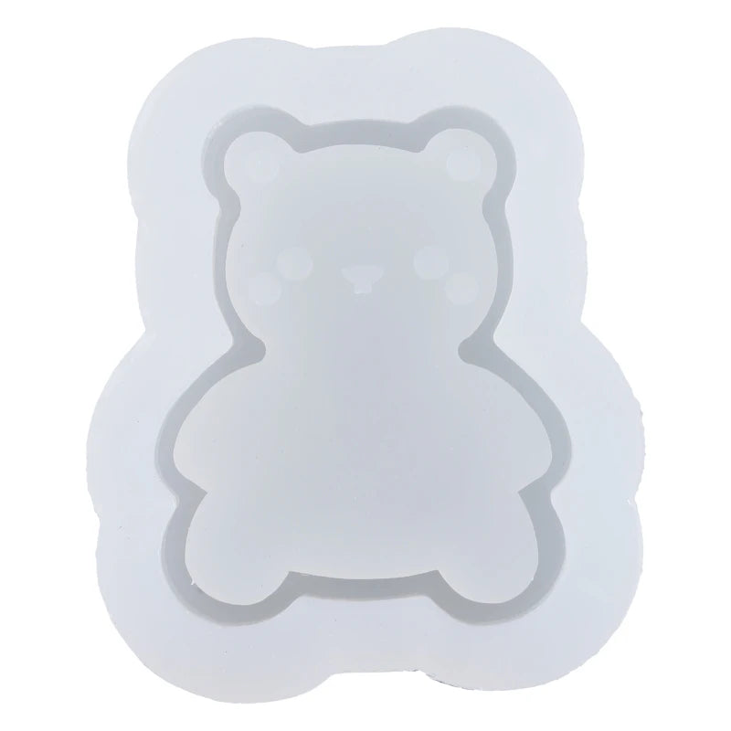 Big Little Bear Quicksand Silicone Mold Keyring Pendant Ornament Mold