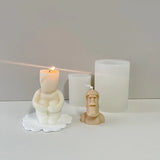 Big Nose Head Portrait Silicone Mold for DIY Scented Candle Soap Home Decoration