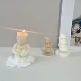 Big Nose Head Portrait Silicone Mold for DIY Scented Candle Soap Home Decoration