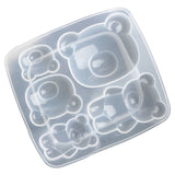 Big Nose Teddy Bear Resin Mold Pendant DIY Crafts Mould