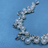 Big Pearl Headband for Bride Wedding Hair Accessories Rhinestone Hairbands