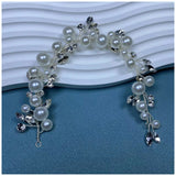 Big Pearl Headband for Bride Wedding Hair Accessories Rhinestone Hairbands