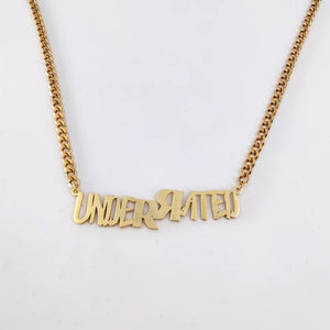 Personalized Big Pendant Logo Necklace for Women Men Cuban Link Choker