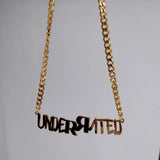 Personalized Big Pendant Logo Necklace for Women Men Cuban Link Choker