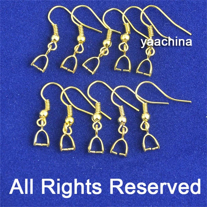 100Pcs/Lot Jewelry Component Ear Hook Accessories Top Robust Fastening Hanged