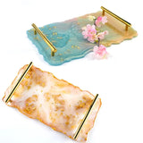 Rectangle Plate Resin Mold Oversized Fruit Disc Tray