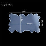 Rectangle Plate UV Epoxy Resin Mold for DIY Craft Making