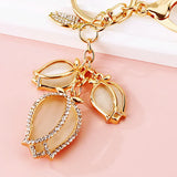 Crystal Tulip Keychain - Bag Charm For Women