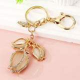 Crystal Tulip Keychain - Bag Charm For Women