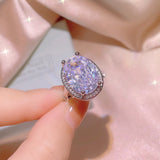 Round Crystal Cz 925 Silver Plated Wedding Earrings