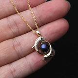 Natural Freshwater Pearl Pendant 925 Sterling Silver Jewelry For Women