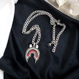 Big Shark Necklace Pendant Titanium Chain WGM Letter Man Jewelry