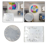 Clock Silicone Mold DIY Square Round Clock Watch Mould