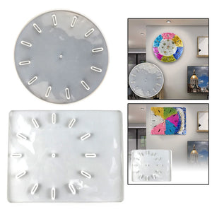 Clock Silicone Mold DIY Square Round Clock Watch Mould