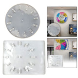 Clock Silicone Mold DIY Square Round Clock Watch Mould