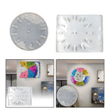 Clock Silicone Mold DIY Square Round Clock Watch Mould