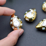 Freshwater Pearl Drop Shape Beads DIY Jewelry Making
