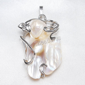 Big Size Pearl Pendants For DIY Bracelets Necklace Jewelry Making